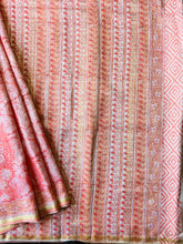 Load image into Gallery viewer, Block-Printed Silk-Cotton Saree