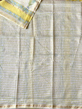 Load image into Gallery viewer, Block-Printed Silk-Cotton Saree