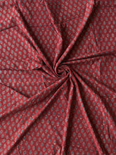 Load image into Gallery viewer, Ajrakh Cotton Fabric 2 - Hand Block Print Natural Dye Yardage