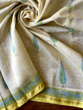 Load image into Gallery viewer, Block-Printed Silk-Cotton Saree