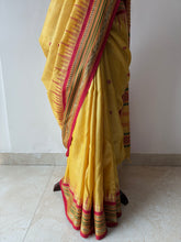 Load image into Gallery viewer, Karvati Kinaar Vidarbha Tussar Handwoven Saree