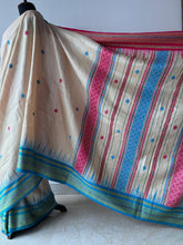 Load image into Gallery viewer, Karvati Kinaar Vidarbha Tussar Jaala Palla Saree