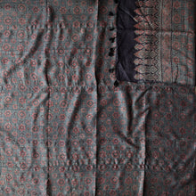 Load image into Gallery viewer, Ajrakh Tussar Kurta Dupatta Set