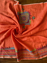 Load image into Gallery viewer, Lambani Embroidered Linen Blouse Piece #LBX
