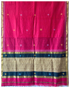 Kasuti Hand- Embroidered Saree