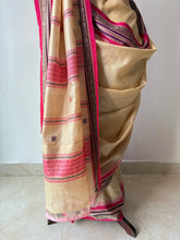 Load image into Gallery viewer, Karvati Kinaar Vidarbha Tussar Handwoven Saree