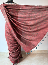 Load image into Gallery viewer, Ajrakh Tussar Silk Saree