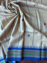 Load image into Gallery viewer, Karvati Kinar Vidarbha Tussar Jaala Palla Saree