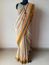 Load image into Gallery viewer, Karvati Kinaar Vidarbha Tussar Handwoven Saree