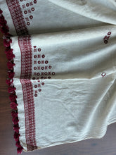 Load image into Gallery viewer, Bhujodi Kala Cotton Blouse Piece #28 (Kora Beetroot)