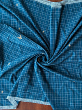 Load image into Gallery viewer, Handwoven Bhujodi Kala Cotton Saree