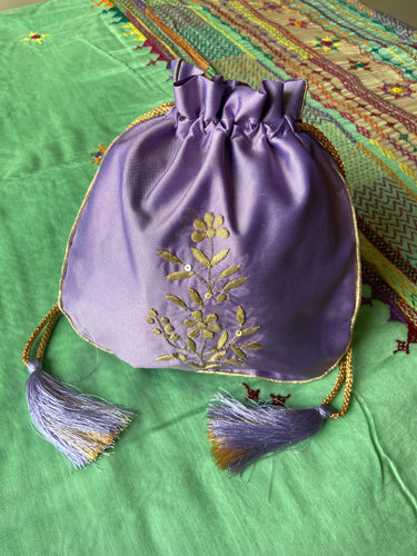 Silk Potli Lavender