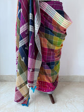 Load image into Gallery viewer, Handwoven Bhujodi Kala Cotton Saree