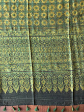Load image into Gallery viewer, Ajrakh Tussar Kurta Dupatta Set
