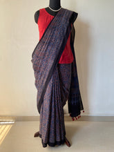 Load image into Gallery viewer, Ajrakh Mul Cotton Saree