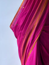 Load image into Gallery viewer, Handwoven Bhujodi Mulberry silk Saree