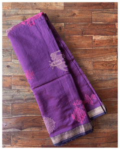 Kasuti Hand- Embroidered Saree