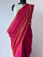 Load image into Gallery viewer, Handwoven Bhujodi Mulberry silk Saree