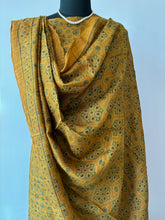 Load image into Gallery viewer, Ajrakh Tussar Kurta Dupatta Set