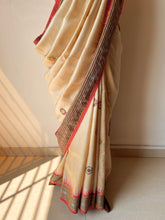 Load image into Gallery viewer, Lambani Karvati Kinaar Vidarbha Tussar Handwoven Saree