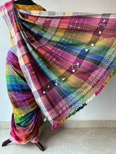 Load image into Gallery viewer, Handwoven Bhujodi Kala Cotton Saree