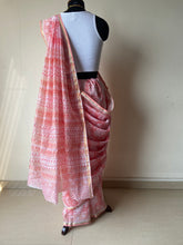 Load image into Gallery viewer, Block-Printed Silk-Cotton Saree