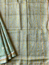 Load image into Gallery viewer, Block-Printed Silk-Cotton Saree