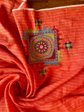Load image into Gallery viewer, Lambani Embroidered Linen Blouse Piece #LBX