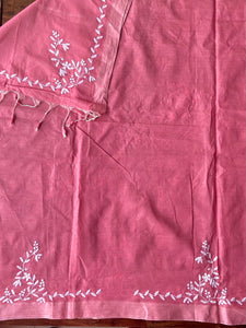 Appliqué Mangalgiri Handwoven Cotton Saree