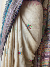 Load image into Gallery viewer, Lambani Karvati Kinaar Vidarbha Tussar Handwoven Saree