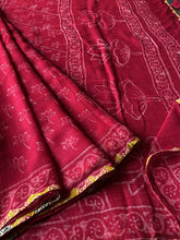 Load image into Gallery viewer, Kota Doria Appliqué Details Saree