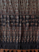 Load image into Gallery viewer, Ajrakh Tussar Kurta Dupatta Set