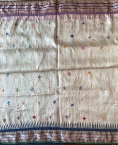 Lambani Karvati Kinaar Vidarbha Tussar Handwoven Saree