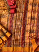 Load image into Gallery viewer, Bagh Maheshwari Silk Cotton Saree