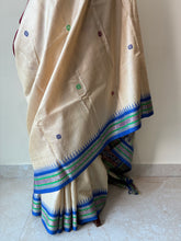 Load image into Gallery viewer, Karvati Kinaar Vidarbha Tussar Jaala Palla Saree