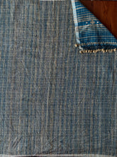 Load image into Gallery viewer, Handwoven Bhujodi Kala Cotton Saree