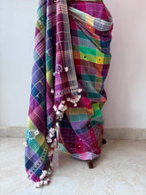 Load image into Gallery viewer, Handwoven Bhujodi Kala Cotton Saree