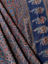 Load image into Gallery viewer, Ajrakh Mul Cotton Saree