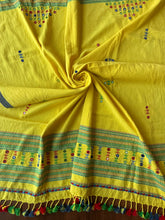 Load image into Gallery viewer, Bhujodi Kala Cotton Blouse Piece #26 (Yellow)