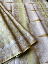 Load image into Gallery viewer, Block-Printed Silk-Cotton Saree