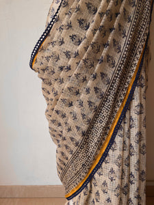 Kota Doria Crochet Lace Sarees