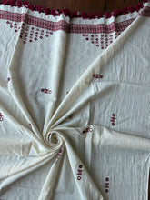 Load image into Gallery viewer, Bhujodi Kala Cotton Blouse Piece #28 (Kora Beetroot)
