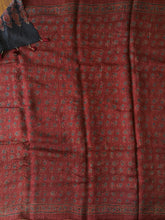 Load image into Gallery viewer, Ajrakh Desi Tussar Silk Saree