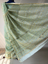 Load image into Gallery viewer, Block-Printed Silk-Cotton Saree