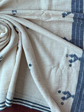 Load image into Gallery viewer, Handwoven Bhujodi Kala Cotton Saree