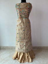 Load image into Gallery viewer, Lambani Tussar Unstitched Kurta - Natural Tussar