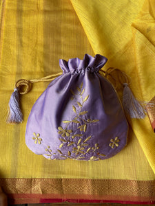 Silk Potli Lavender