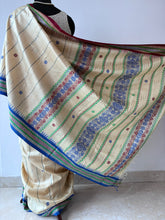 Load image into Gallery viewer, Karvati Kinar Vidarbha Tussar Jaala Palla Saree