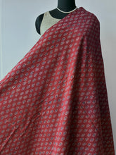 Load image into Gallery viewer, Ajrakh Cotton Fabric 2 - Hand Block Print Natural Dye Yardage