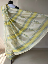 Load image into Gallery viewer, Block-Printed Silk-Cotton Saree